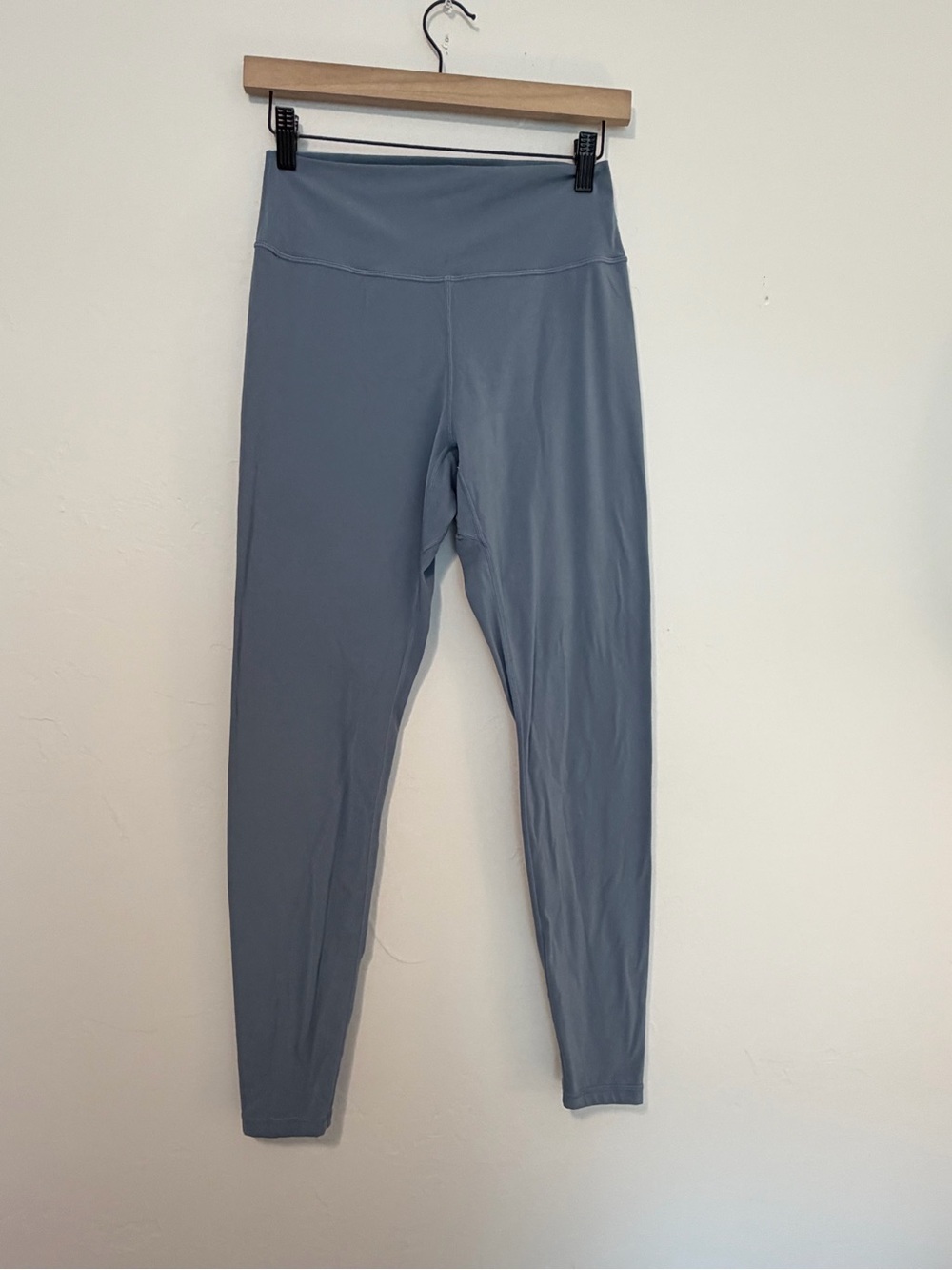 BuffBunny High-Waist Leggings in Slate Blue buttery soft size large full length - Picture 2 of 4